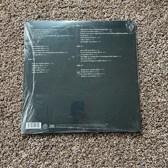 SOLD — Ariana Grande K Bye For Now Vinyl - Picture 2 of 3